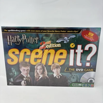 Scene It? Harry Potter 2nd Edition DVD Board Game New Factory Sealed Mattel - Image 1 of 4