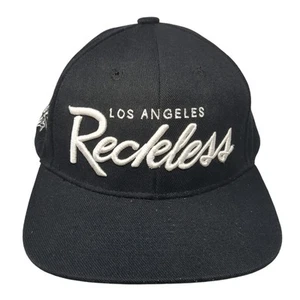 Los Angeles Reckless Snapback Cap Black One Size Adjustable Young & Reckless - Picture 1 of 9