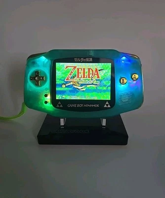 Консоль Game Boy Advance GBA прозрачная красная поставляется с модами Metroid Fusion светодиодная iPS - Изображение 1 из 4