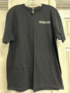 Snap On Tools Black Faded Auto Car T-Shirt Men’s Large GUC - Picture 1 of 6