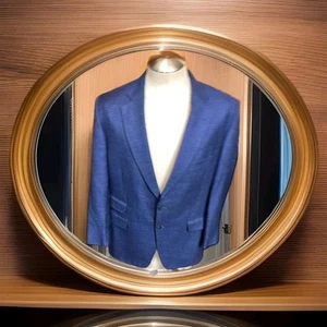 Paul Stuart Men's Sapphire Blue Blazer 42R $1,395 - Picture 1 of 7