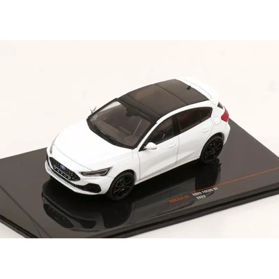 FORD FOCUS ST 2022 WHITE 1:43 Ixo Model Auto Stradali Modellino Nuovo - Immagine 1 di 3