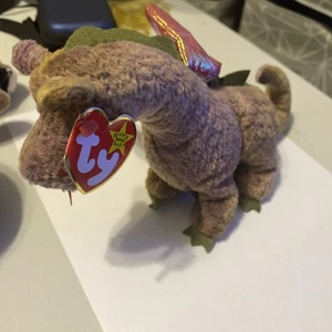 Ty Beanie Baby Scorch The Dragon Vintage 1998 With RARE Errors (See Description) - Picture 1 of 8