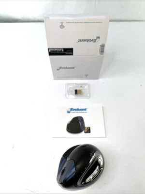 Evoluent VerticalMouse 4 Right Wireless VM4RW Original Box Manual & Dongle NICE! - Image 1 of 4