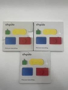 3x Chipolo Card Spot Wallet Finder -new Open Box Lot Of 3 Cards Black - Picture 1 of 6