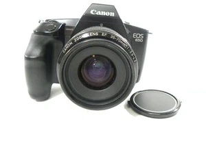 Canon EOS 650 SLR film camera w/EF 35-70mm f3.5-4.5 AS IS - Picture 1 of 7