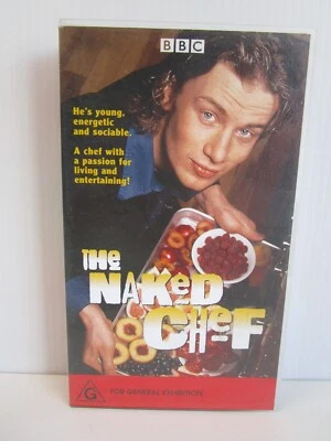 The Naked Chef, BBC, Jamie Oliver, VHS Tape, Vintage Video, Movie G, 1999 - Image 1 of 4