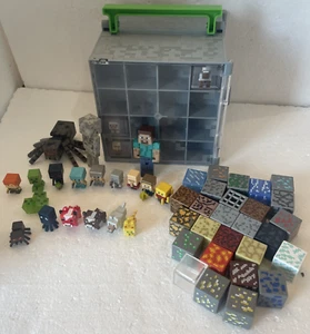 Minecraft Sammelkoffer Elemente Blöcke Mini Figuren Lot Obsidian Serie 1-4 - Bild 1 von 24