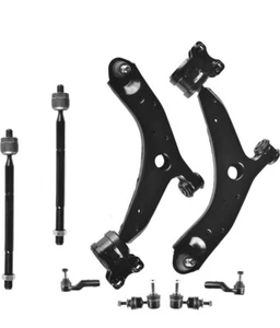 8Pcs Front Lower Suspension Control Arm  Kits For 2004-2009 Mazda 3 Mazda 5 - Picture 1 of 18