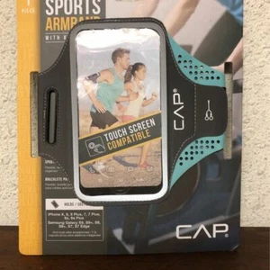Cell Phone CAP Sports Armband Phone Holder - Holds Most Smartphones Reflective - Picture 1 of 3