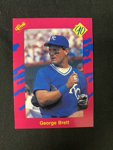 1990 Classic #T6 George Brett HOF Kansas City Royals MLB Baseball Card NMMT