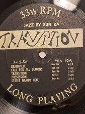 SUN RA - Jazz by Sun Ra ~TRANSITION 10 {orig lp} + Sealed re-issue LP VERY RARE