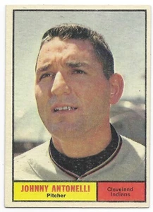 1961 Topps Baseball #115 Johnny Antonelli Good Cleveland 115 - Imagen 1 de 2