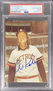 Al Kaline Signed Photo 3x5 Baseball Detroit Tigers Autograph 18x AS HOF PSA/DNA - Picture 1 of 3