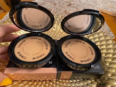LOT OF TWO 2 BISSU PROFESSIONAL POWDER MAKEUP # 10 HONEY NEW BEAUTY FACE PRESSED - Image 1 of 4