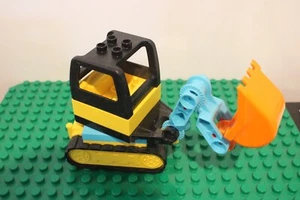 NUEVA EXCAVADORA Duplo Construcción Cubo de excavación Retroexcavadora Naranja Azul Amarillo Cuchara - Imagen 1 de 3
