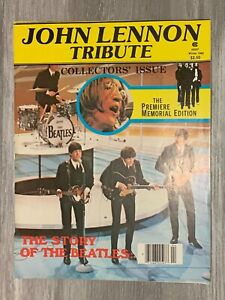 1980 JOHN LENNON TRIBUTE Magazine VG+ 4.5 The Story of the Beatles