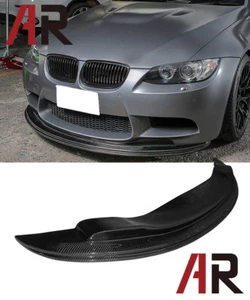 GTS II style Carbon Fiber Front Bumper Lip For BMW 08-13 E90 E92 E93 M3 - Picture 1 of 2