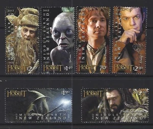 NUEVA ZELAND 2012 ""EL HOBBIT"" CONJUNTO DE 6 OFERTAS ESPECIALES SIN MONTAR COMO NUEVAS SIN MONTAR - Imagen 1 de 1
