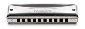SUZUKI/FABULUS F-20J 10 holes Harmonica/Shipping discount available/FROM JAPAN - Picture 1 of 2