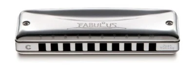 SUZUKI/FABULUS F-20E 10 holes Harmonica/Shipping discount available/FROM JAPAN