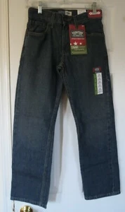 New Signature Levi Boys straight Fit Jeans 12 Reg with adjustable waist, NWT - Picture 1 of 2