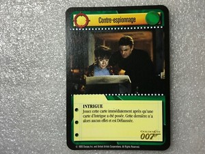 JCC Card JAMES BOND 007 GOLDENEYE Carte CONTRE ESPIONNAGE Sean Bean Alan Cumming
