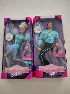 Olympics Skaters Barbie and Ken (NIB) -1998 - Picture 1 of 2