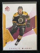2018-19 SP Authentic Limited Red Parallel Charlie McAvoy Boston Bruins #59