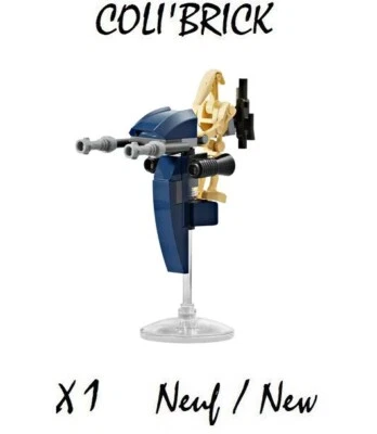 Lego sw1320 Minifig Star Wars - Droïde / Battle droid avec Speeder STAP - NEW