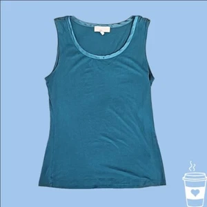 Banana Republic Luxe Touch Teal Tank Top - Picture 1 of 7