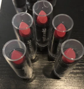 Lápiz labial 5 Wet n Wild acabado de seda, Cherry Frost 539A, 0,13 oz nuevo sellado - Imagen 1 de 2