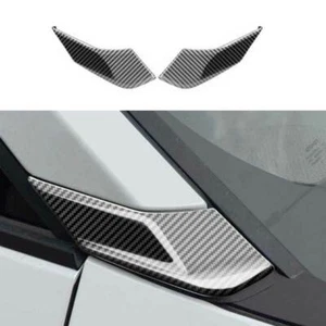 Ventana exterior de fibra de carbono borde de pilar A para Toyota Corolla Cross 2022-2023 - Imagen 1 de 6