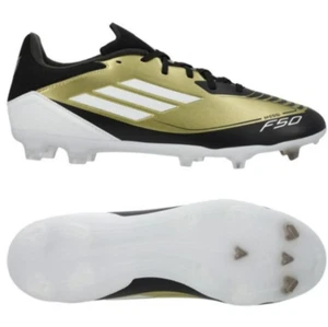 Adidas F50 Messi Triunfo Dorado League FG / MG - Negro/Dorado/Blanco Nube - Imagen 1 de 11