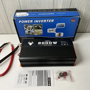 TOPBULL 2000 Watt Power Inverter, Car/Outdoor 12V AC Converter, with LED Display - Picture 1 of 9