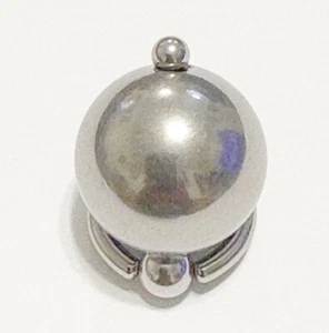 Guiche Piercing 10g 1/2" CBR with 3/4" Stainless Steel Weight Ball. - Picture 1 of 14