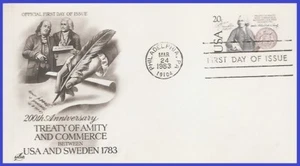 USA4 #2036 U/A ARTCRAFT FDC EE. UU. - Suecia - Imagen 1 de 1