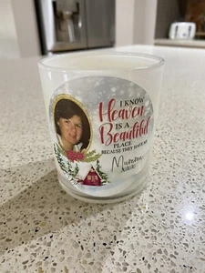 Custom Made Memorial Photo Sticker. Make Your Own Personalised Candles. - Picture 1 of 4