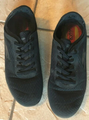 WOMAN'S SIZE 9.5 SKECHERS  GO STEP BLACK  TIE-UP SHOES - Image 1 of 2