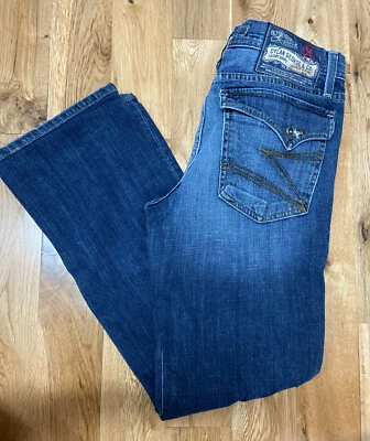 ~ 精美!~ 男式 Dylan George 靴型蓝色牛仔裤 29 X 28 — 第 1/4 张图片