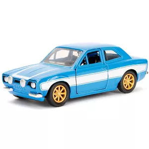 1/32 Jada Rápido y Furioso Película Ford Escort Diecast Modelo Azul 97188 - Imagen 1 de 5