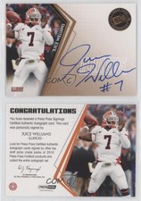 2010 Press Pass Signings Bronze Juice Williams #PPS-JW.2 Auto
