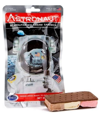 Despensa de mochilero astronauta helado liofilizado sándwich napolitano: 1 Foto 1 de 3