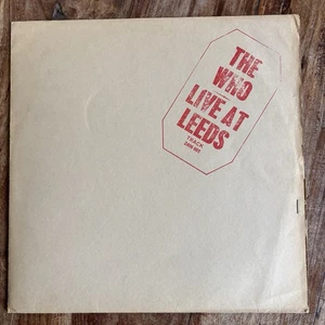 THE WHO - LIVE AT LEEDS EX-/EX VINYL LP / EARLY PRESSING / 11 INSERTS - Picture 1 of 19