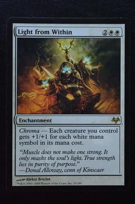 Magic The Gathering MTG LIGHT FROM WITHIN Eventide LP Lightly Played - Image 1 of 2