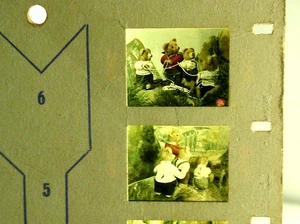 Bildkarten für DDR Stereomat - 3D-Bildbetrachter - Die lustige Bärenfamilie - Bild 1 von 6