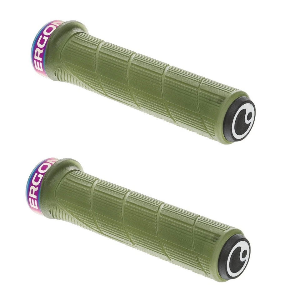 Par de empunhaduras MTB GD1 Evo regular de fábrica com parafuso de fixação 135mm congelado M - Imagem 1 de 1