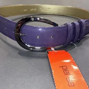 NEU! ELEGANTER LILA LACKLEDERGÜRTEL/PER SE/KLEIN/UVP 195 $/ein tolles Geschenk! - Bild 1 von 10