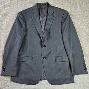 Hart Schaffner Marx Chicago Fit Blazer Sport Coat 44R Wool Gray - Picture 1 of 21