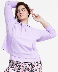 NWT! ID Ideology Women's Sz 3XL Performance Techy Stretch Drawstring Hoodie Top - Picture 1 of 6